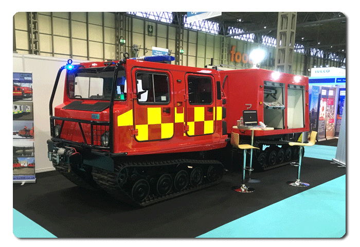 Ex Army Hagglunds BV206 Fire Appliances