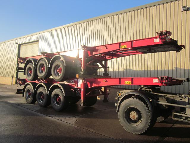 SDC skeleton container trailer - Govsales of mod surplus ex army trucks, ex army land rovers and other military vehicles for sale