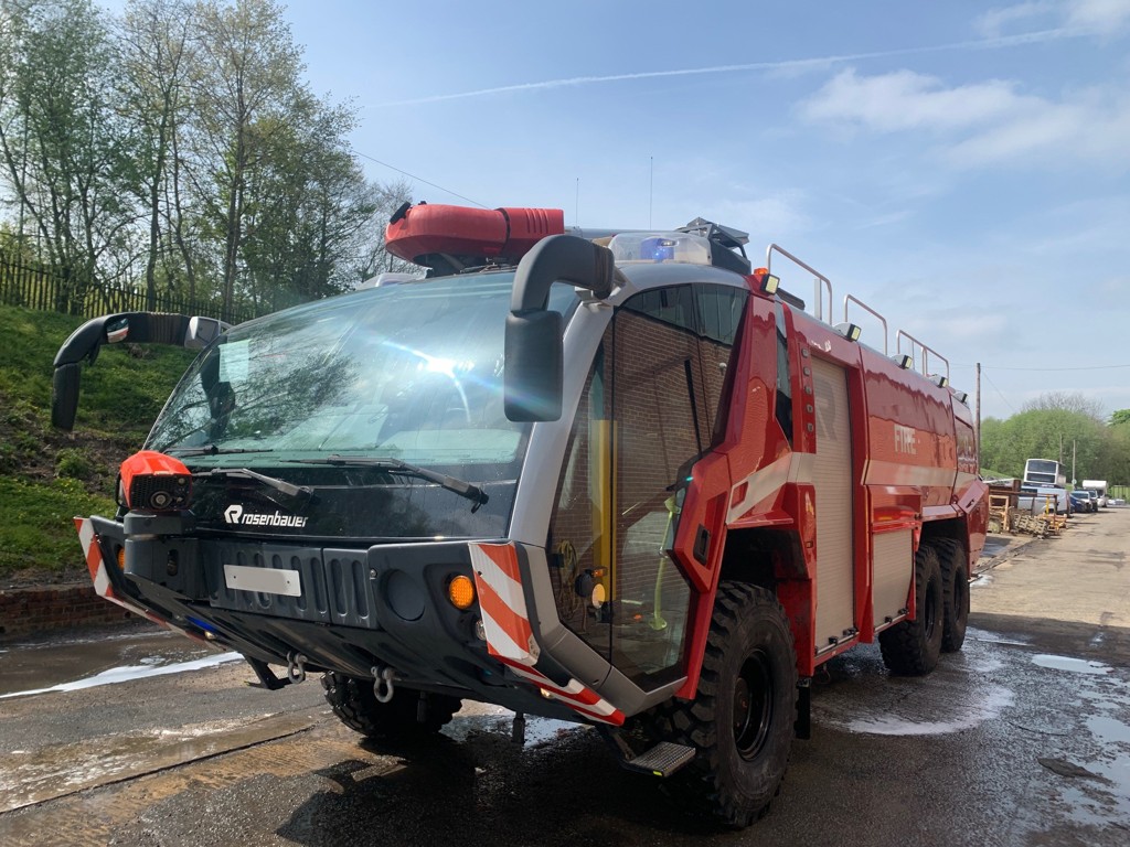 Rosenbauer Panther ARFF 6x6 Fire Appliance - Govsales of mod surplus ex army trucks, ex army land rovers and other military vehicles for sale